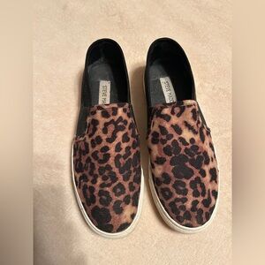 Steve Madden Animal Print Slip-On Shoes
